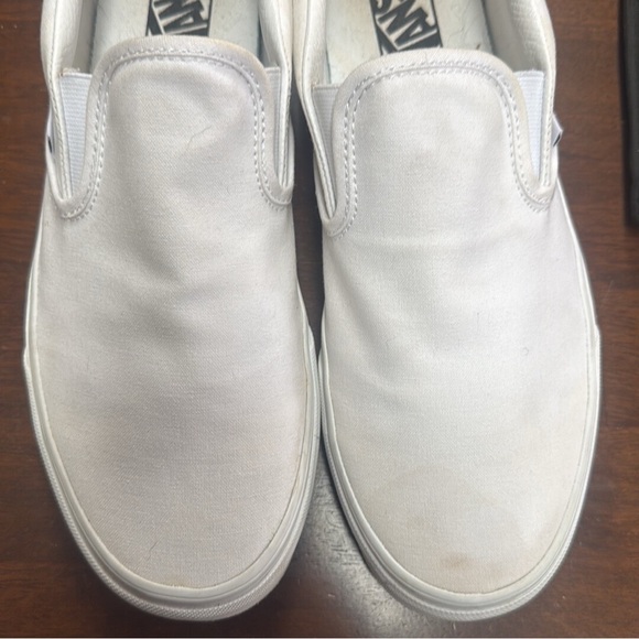Vans Classic Slip on shoe, white, Men’s 10 - Picture 7 of 9